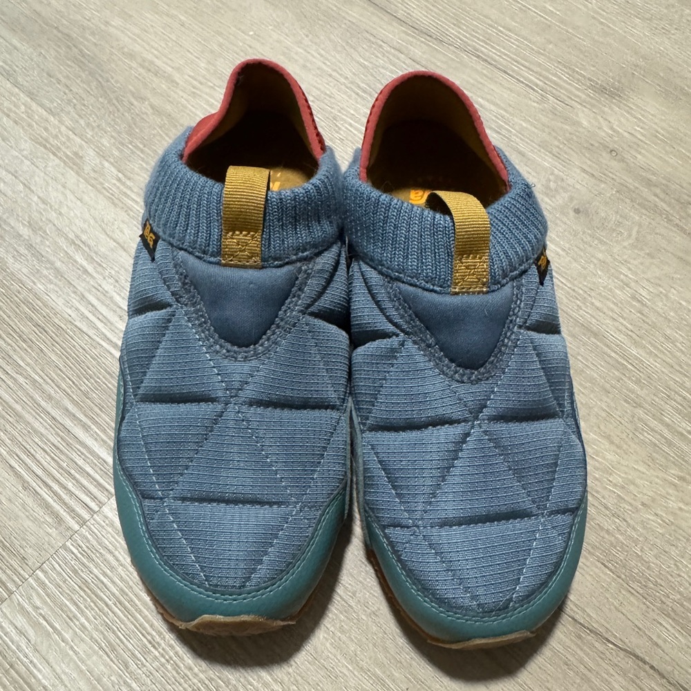 Teva Quilted Slip-On Shoes - Blue and Yellow